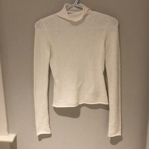 White Turtle Neck